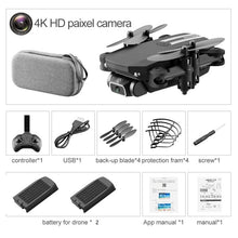 Load image into Gallery viewer, XKJ 2021 New Mini Drone 4K 1080P HD Camera WiFi Fpv Air Pressure Altitude Hold Black And Gray Foldable Quadcopter RC Dron Toy
